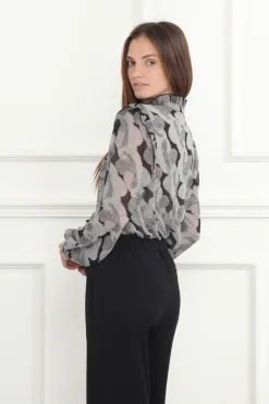 Hot Abstract Floral Print Blouse In Blouses|Shop All Matching Sets