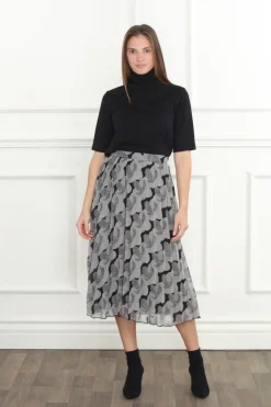 Outlet Abstract Floral Print Skirt In Skirts|Shop All Matching Sets