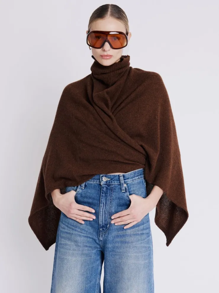 Best Adette Turtleneck Poncho In Sweaters