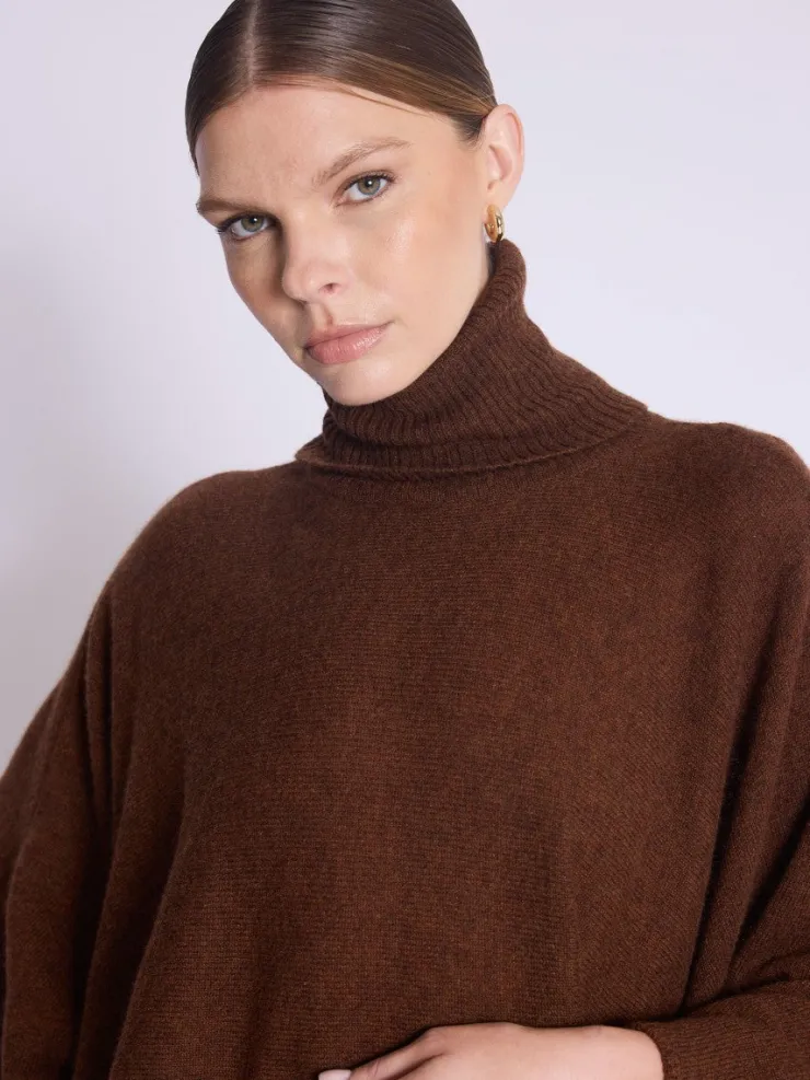 Best Adette Turtleneck Poncho In Sweaters