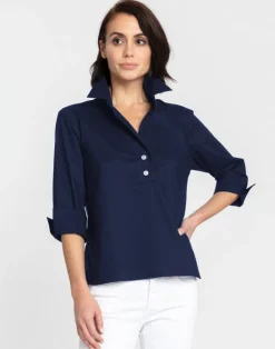 Clearance Aileen 3/4 Sleeve Blouse In Blouses