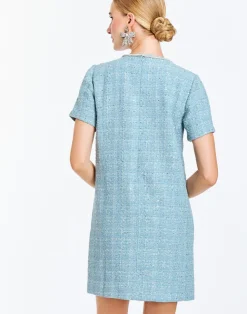 Outlet Ainslee Mini Dress In Metallic Tweed Special Occasion Dresses