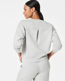 Discount AirEssentials Crew Pullover In Light Heather Shop All Athleisure
