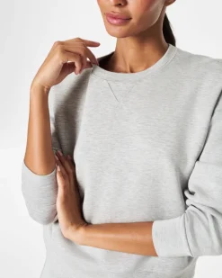 Discount AirEssentials Crew Pullover In Light Heather Shop All Athleisure