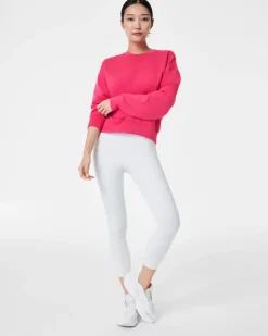 Clearance AirEssentials Crew Pullover In Cerise Pink Shop All Athleisure