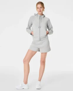 Best AirEssentials Full Zip Hoodie In Light Heather Shop All Athleisure