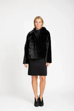 Hot Audrey Faux Fur Jacket In All Outerwear