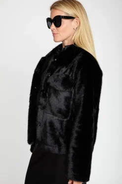 Hot Audrey Faux Fur Jacket In All Outerwear