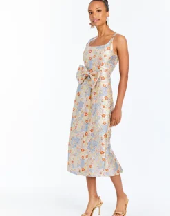 Sale Audrey Midi Dress In Jacquard Special Occasion Dresses