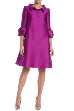 Best Bell Sleeve Collared Dress In Special Occasion Dresses