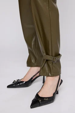 Best Bella Vegan Leather Cargo Joggers In Pants|Shop All Matching Sets