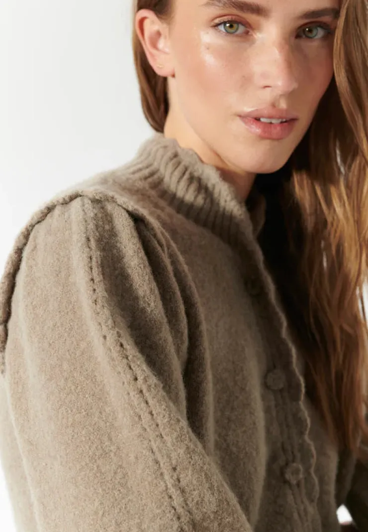 Hot Bellis Button Down In Sweaters