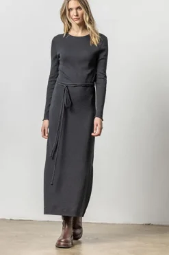Hot Belted Maxi Dress In Basics And Tees