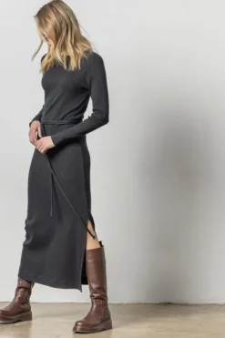 Hot Belted Maxi Dress In Basics And Tees