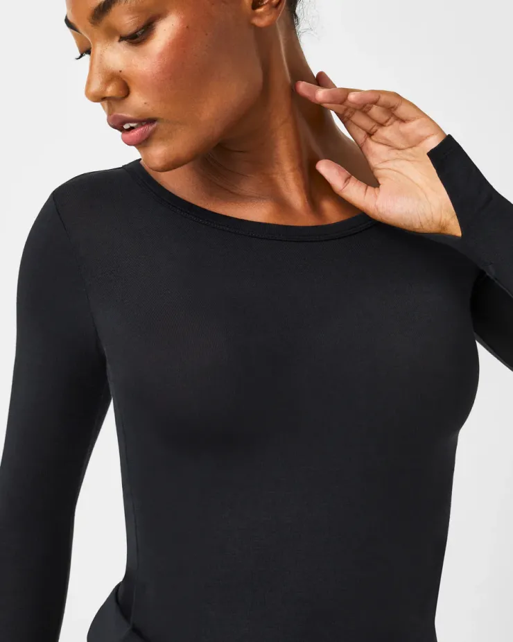 Fashion Better Base Long Sleeve Crew Tee In Basics And Tees
