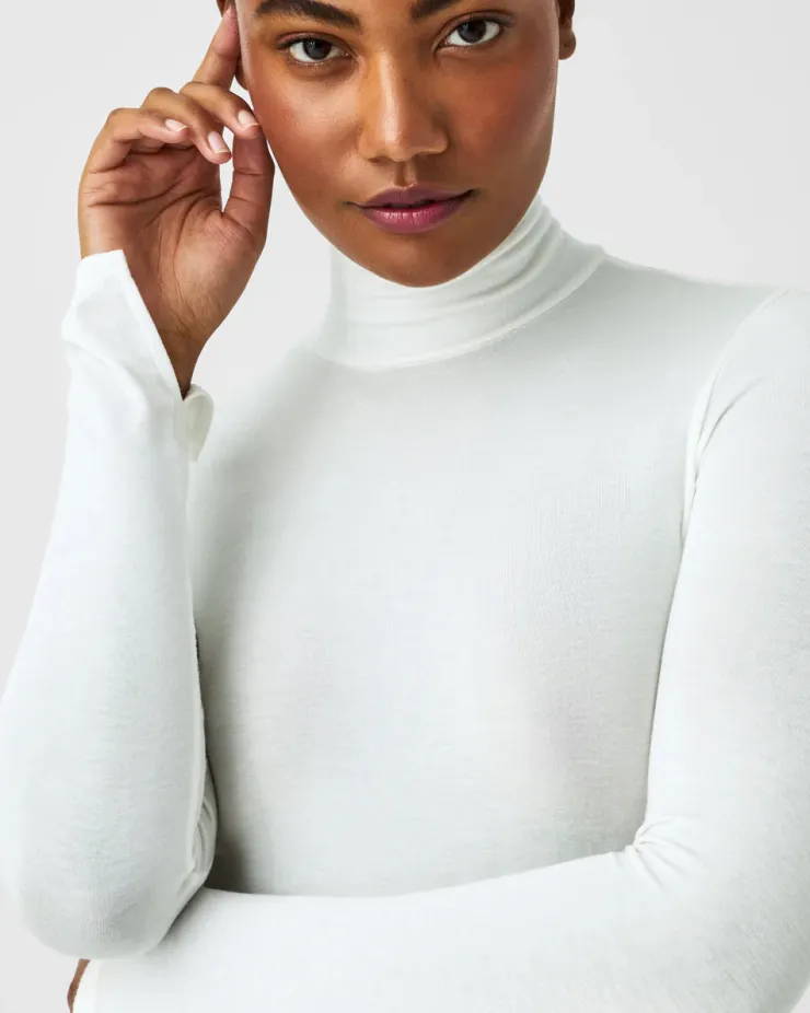 Sale Better Base Long Sleeve Turtleneck Tee In Basics And Tees