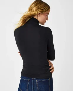 Clearance Better Base Long Sleeve Turtleneck Tee In Basics And Tees