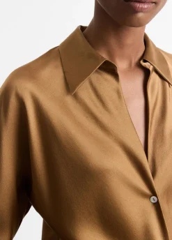Fashion Bias Long Sleeve Blouse In Blouses