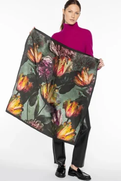 Discount Botanical Print Scarf In Scarves