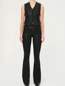Clearance Bridget Cropped Coated Denim In Denim|All Outerwear