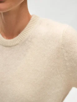 Sale Brushed Cashmere Tee In Sweaters