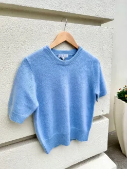New Brushed Cashmere Tee In Sweaters