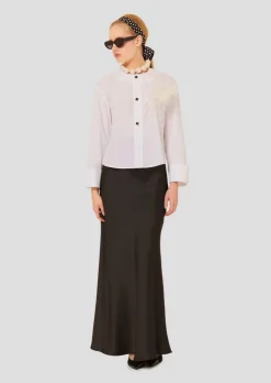 Sale Carillon Poplin Top In Blouses