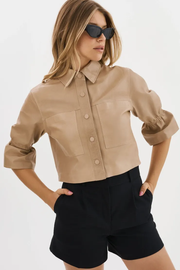 Sale Carolina Ruffle Sleeve Jacket In All Outerwear