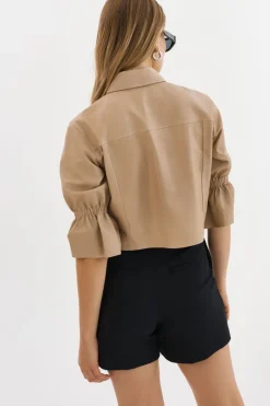 Sale Carolina Ruffle Sleeve Jacket In All Outerwear