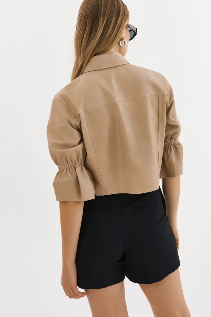 Sale Carolina Ruffle Sleeve Jacket In All Outerwear
