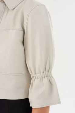 Outlet Carolina Ruffle Sleeve Jacket In All Outerwear