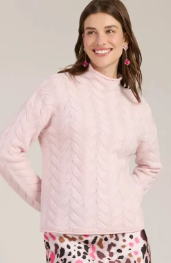 Sale Cashmere Basketweave Sweater In Sweaters