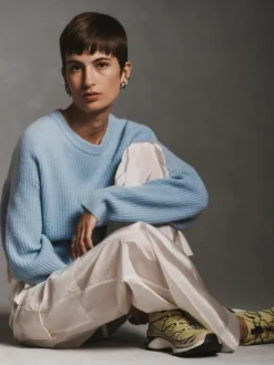 Sale Cashmere Saddle Sleeve In Sweaters