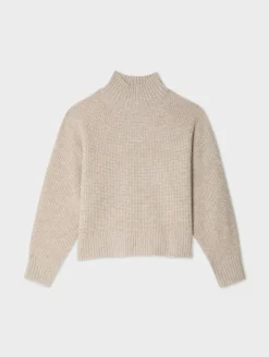 Fashion Cashmere Turtleneck Waffle Sweater In Sweaters