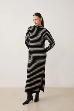 Outlet Chadela Striped Maxi Dress In Sweaters