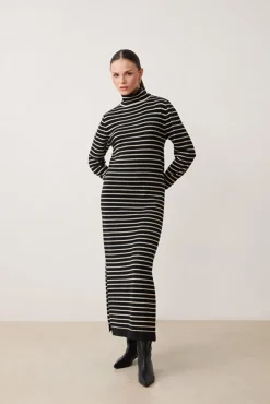 Outlet Chadela Striped Maxi Dress In Sweaters