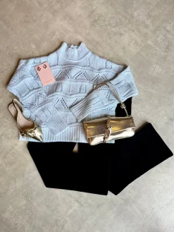 Sale Chunky Wavy Sweater In Sweaters