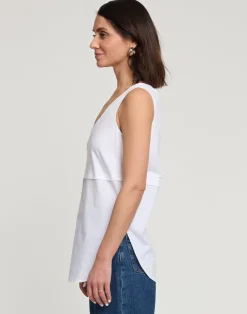 Best Claire Sleeveless Layering Top In Basics And Tees