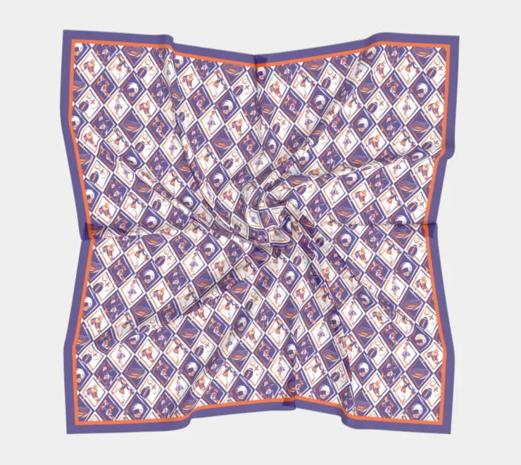 Fashion Clemson Gameday Scarf In Scarves