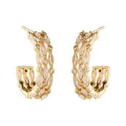 Hot Clinton Hoops In Earrings