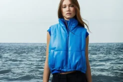 Discount Clyde Vegan Leather Puffer Vest In All Outerwear|Shop All Athleisure