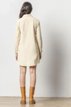 Discount Corduroy Shirt Dress In Basics And Tees