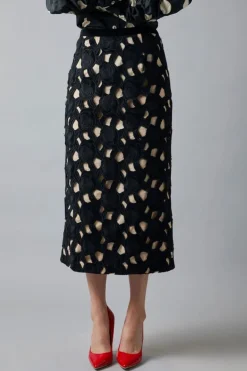 Clearance Cut Work Skirt In Skirts