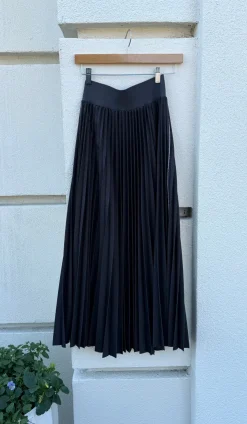 Clearance Deluxe Denim Skirt In Grey Denim|Skirts