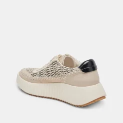 Hot Dolen Sneaker In Black Natural Raffia Shop All Athleisure|Sneaker