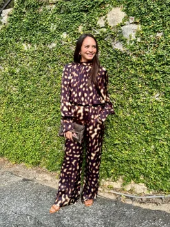 Hot Elsa B Trousers In Licorice Shop All Matching Sets