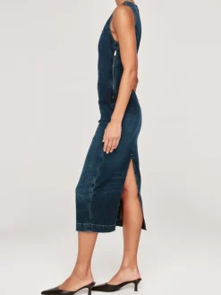Fashion Esme Midi Dress In Denim