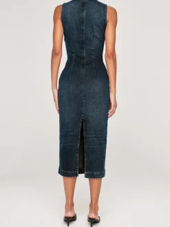 Fashion Esme Midi Dress In Denim