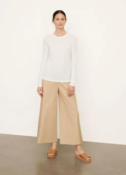 Online Essential Long Sleeve Crew Neck T-Shirt In Basics And Tees