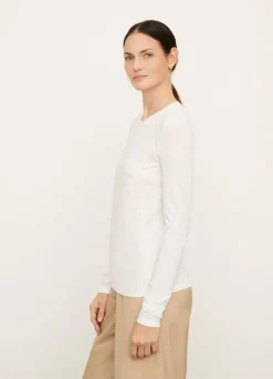 Online Essential Long Sleeve Crew Neck T-Shirt In Basics And Tees